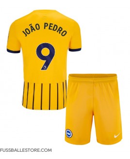 Günstige Brighton Joao Pedro #9 Auswärts Trikotsatzt Kinder 2024-25 Kurzarm (+ Kurze Hosen)
